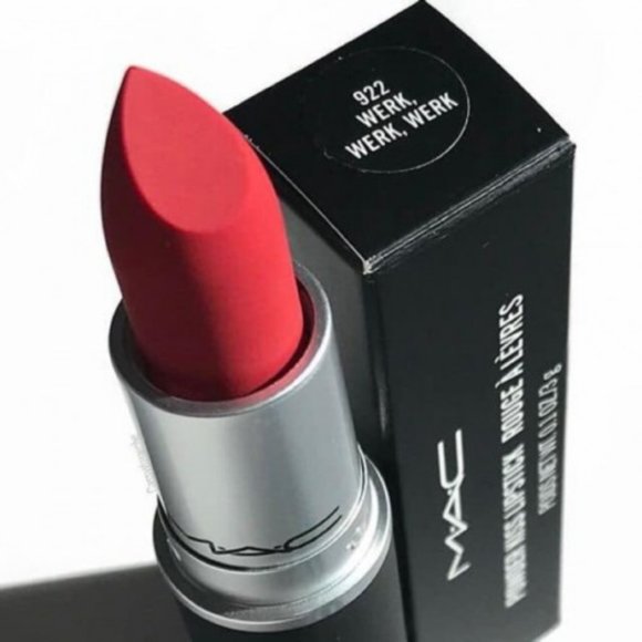 **3/$18* BEAUTY – MAC Powder Kiss Lipstick, #922 WERK, WERK, WERK - Picture 3 of 9